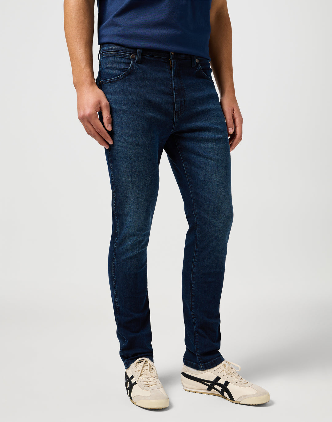 Wrangler - Larston - Heren Slim-fit Jeans - Sapphire Stone