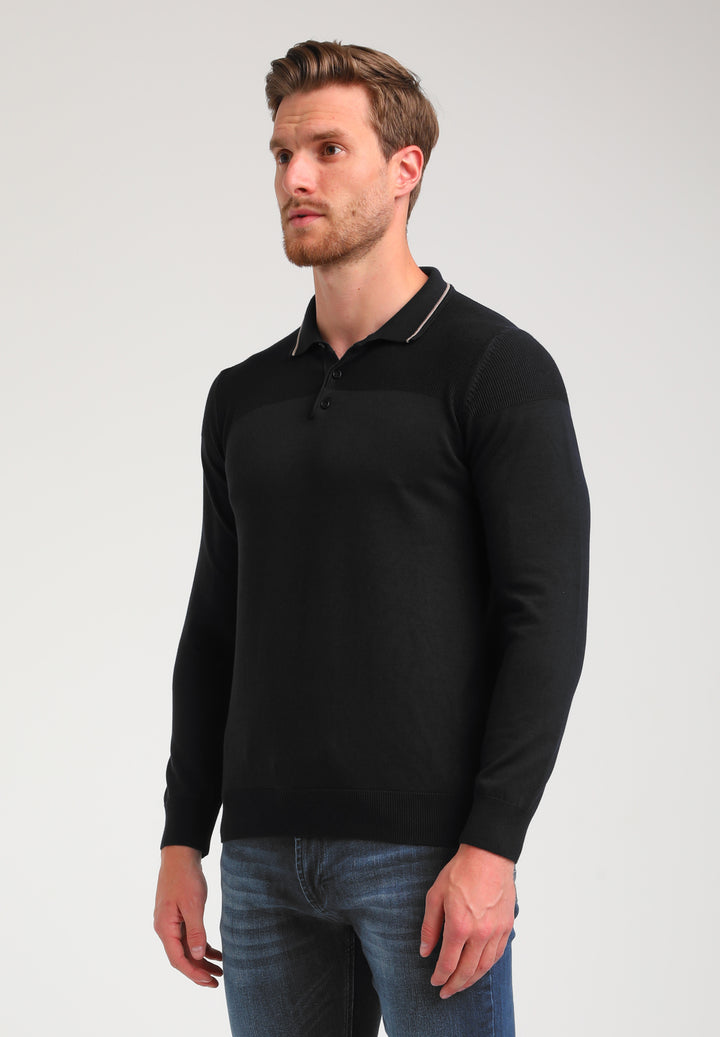 Gabbiano - Heren Polo - 614770 - 201 Black