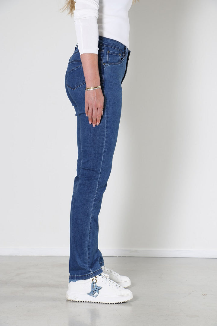 New Star - Memphis - Dames Regular-fit Jeans - Stonewash