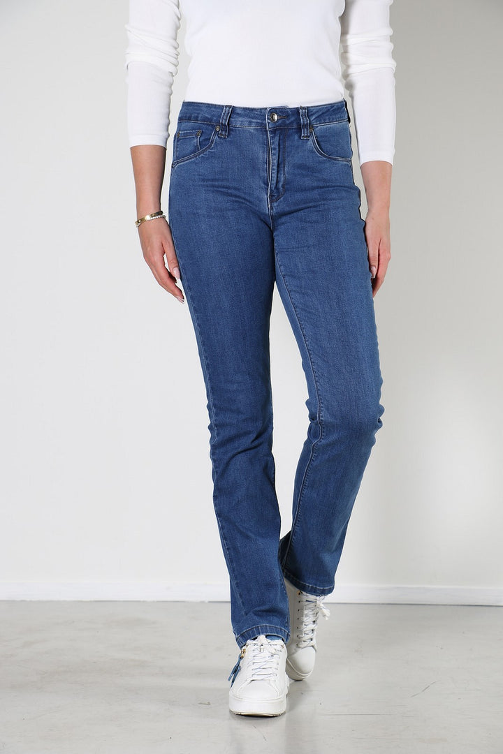 New Star - Memphis - Dames Regular-fit Jeans - Stonewash