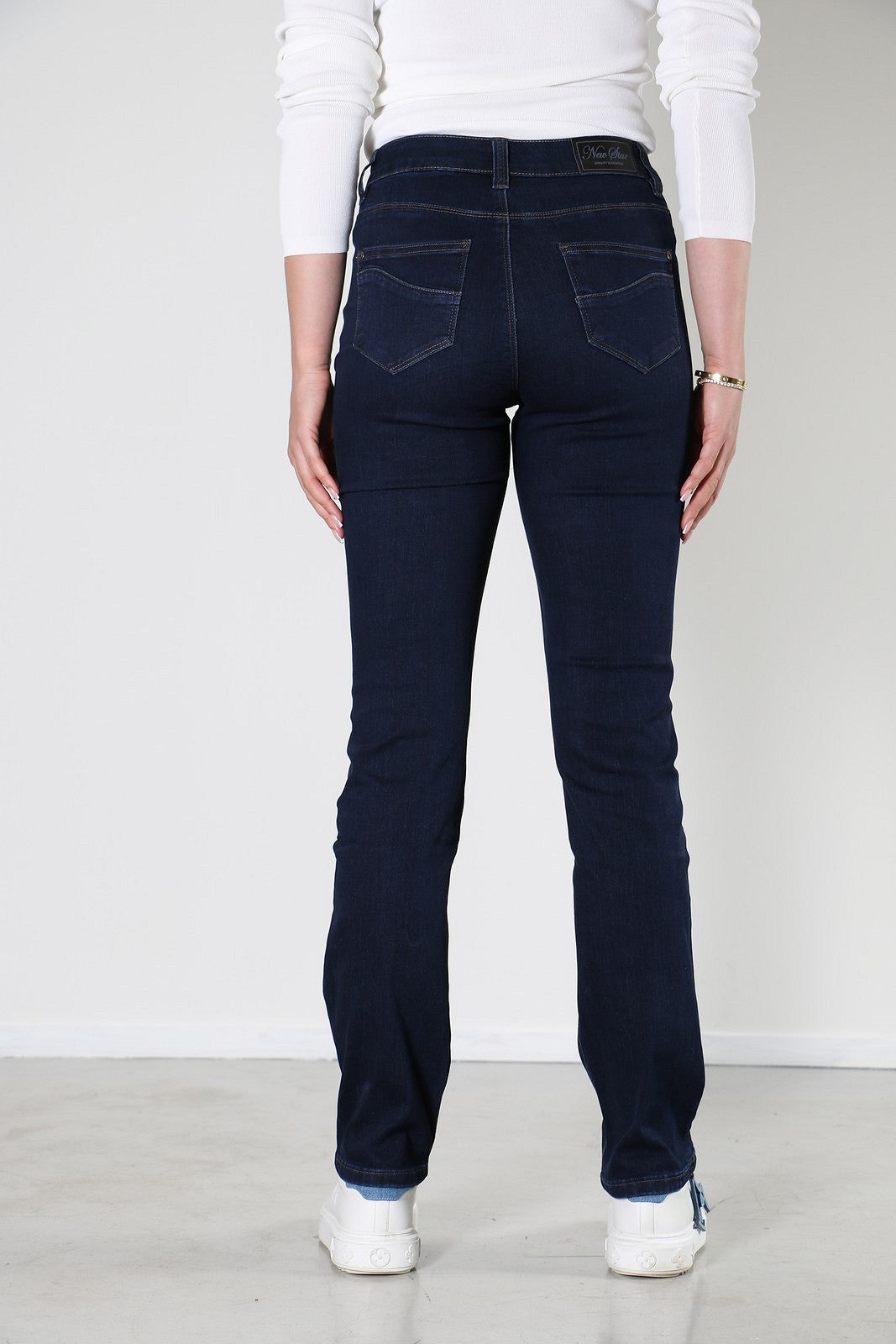 New Star - Memphis - Dames Regular-fit Jeans - Darkstone