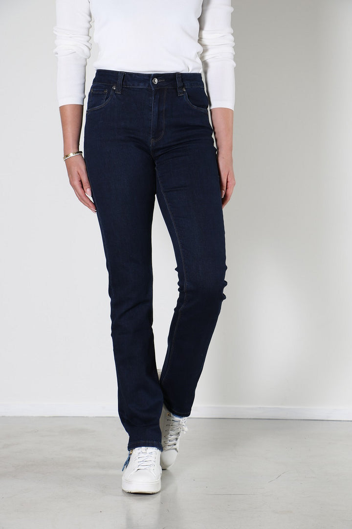 New Star - Memphis - Dames Regular-fit Jeans - Darkstone