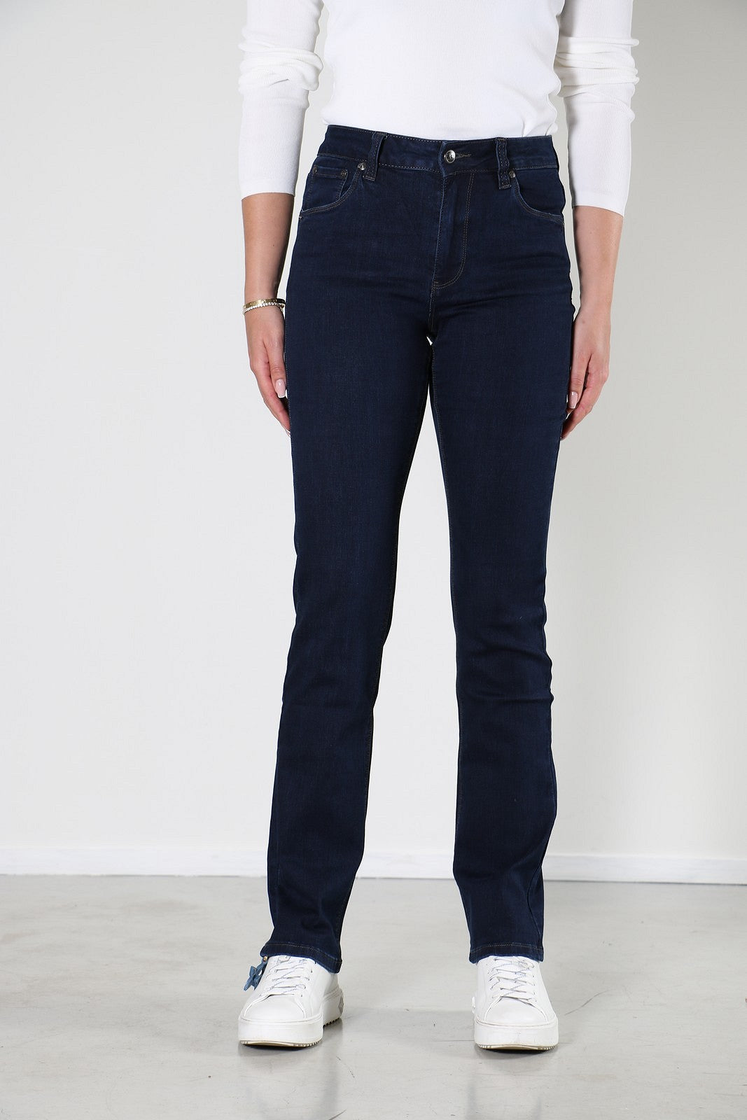 New Star - Memphis - Dames Regular-fit Jeans - Darkstone