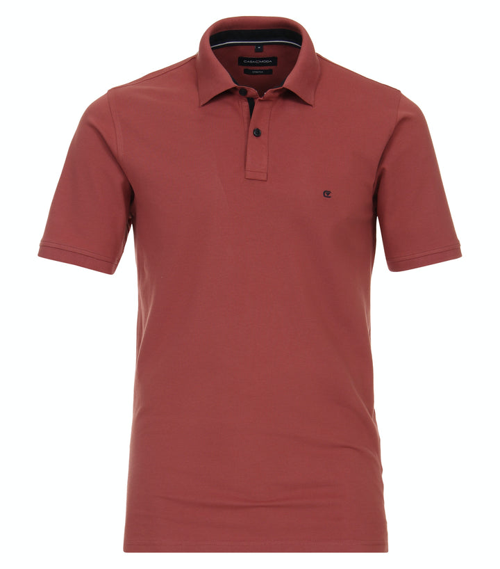 Casa Moda - Heren Polo - 004470 - 417 Roan Rouge