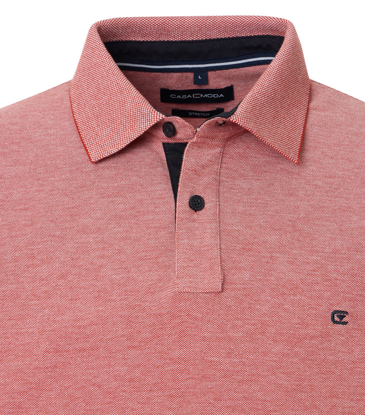 Casa Moda - Heren Polo - 004470 - 486 Cinnabar