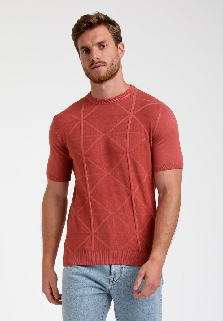 Gabbiano - Heren Shirt - 155510 - 4000 Deep Coral