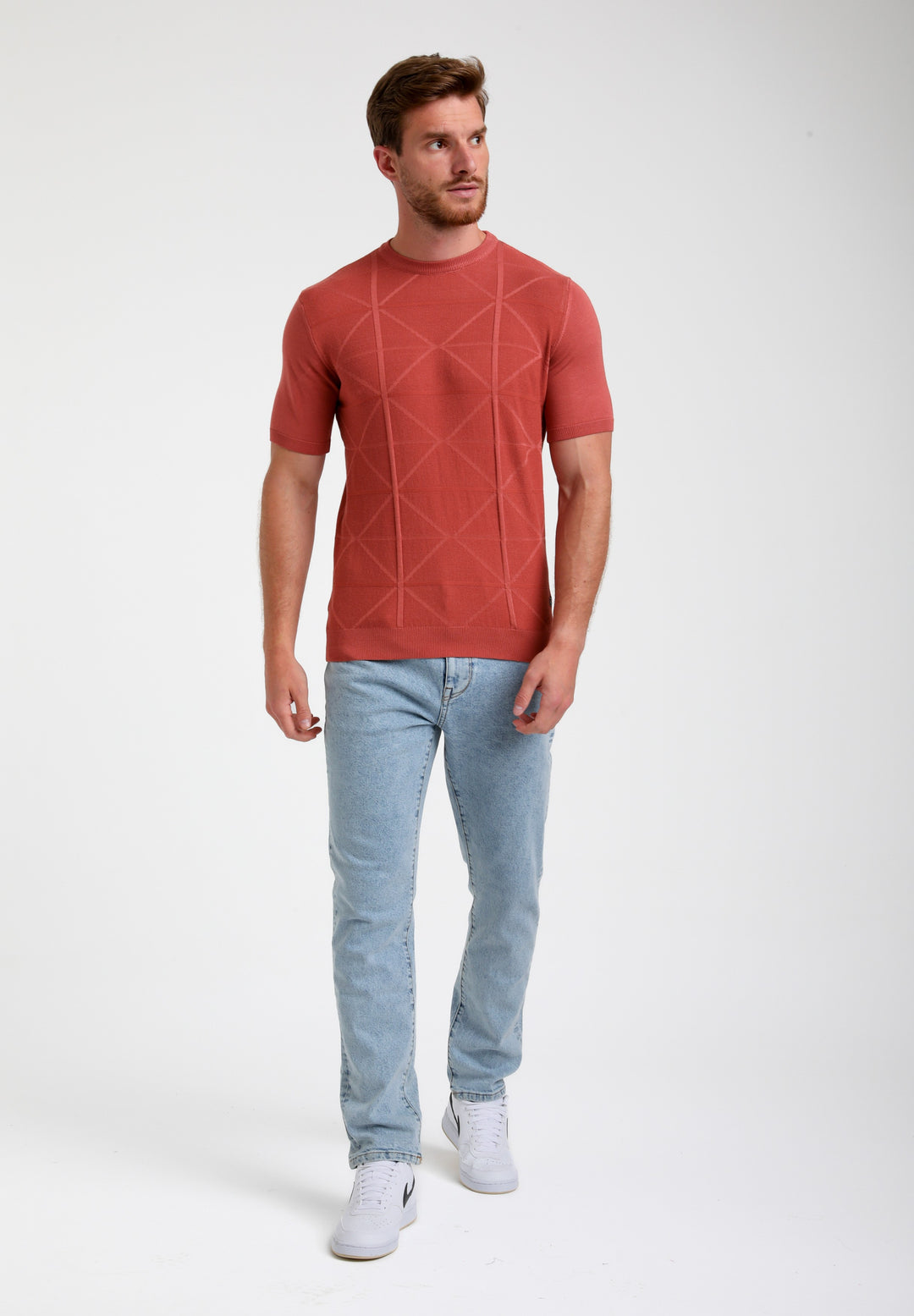 Gabbiano - Heren Shirt - 155510 - 4000 Deep Coral