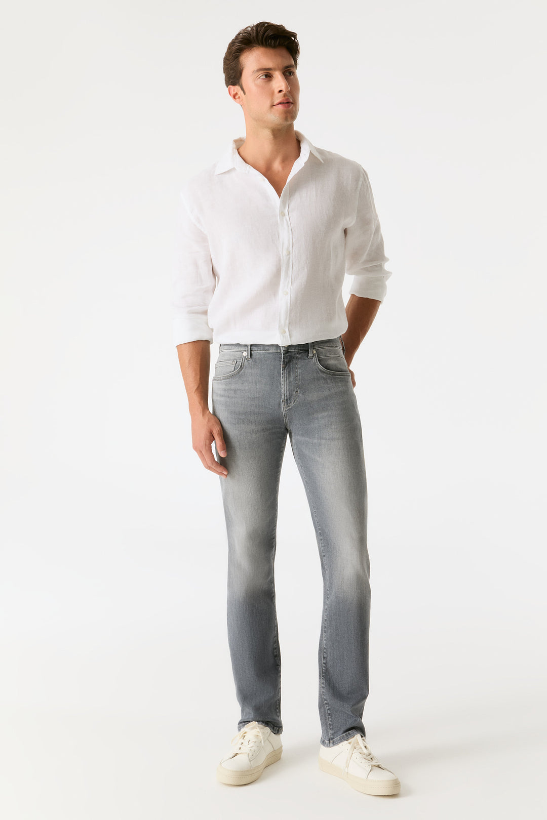 COJ - Lance - Heren Straight-fit Jeans - Light Grey