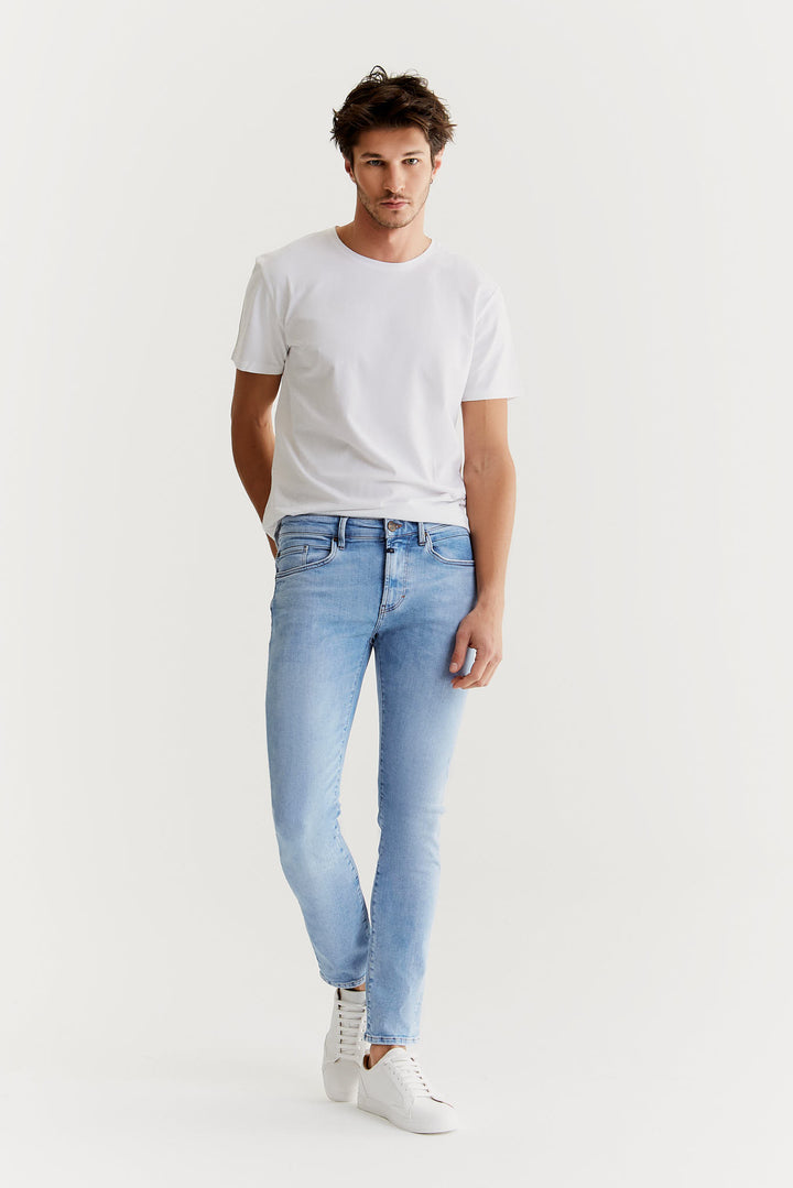 COJ - LEO - Heren Slim-fit Jeans - Sky Light Blue