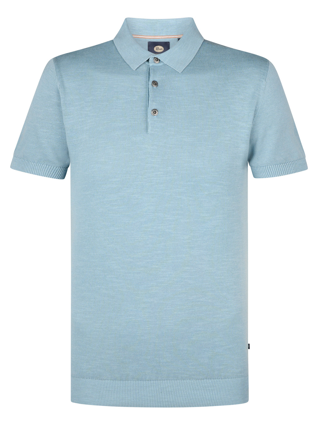 Petrol - Heren Polo - M-1050-KWC207 - 5187 Pale Blue