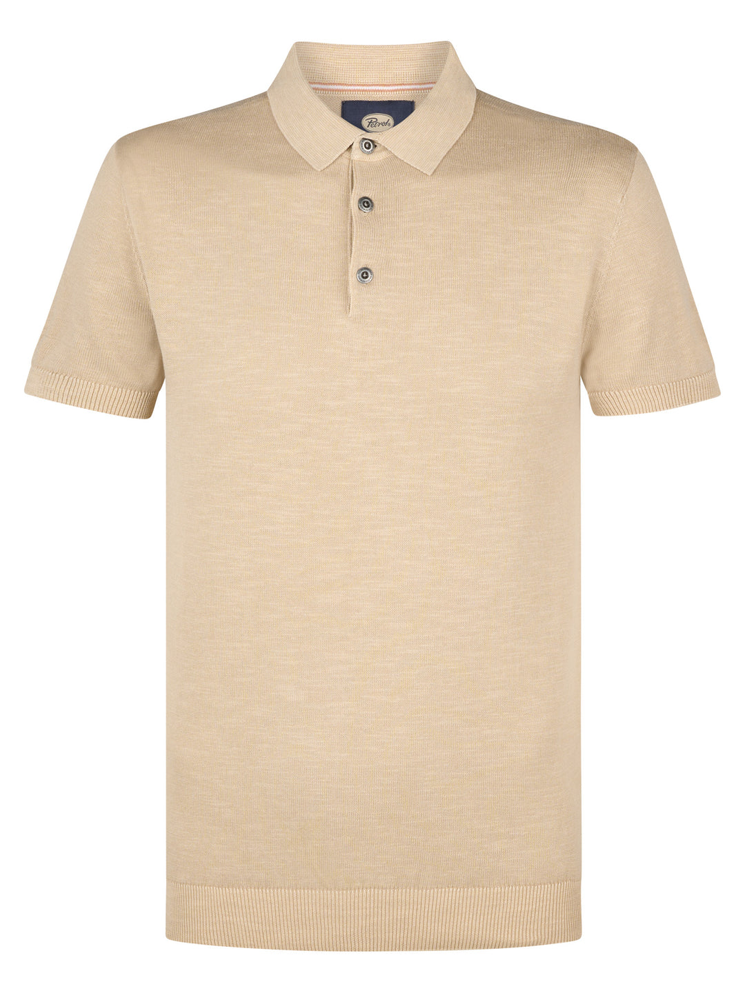 Petrol - Heren Polo - M-1050-KWC207 - 7130 Light Tan