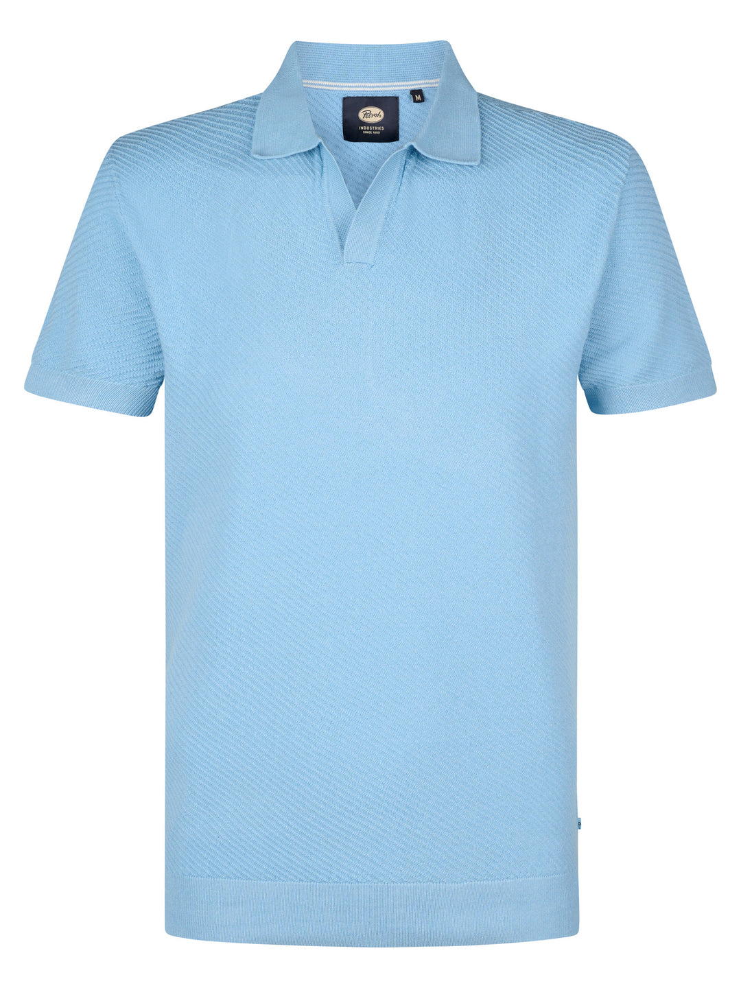 Petrol - Heren Polo- M-1050-KWC213 - 5187 Pale Blue