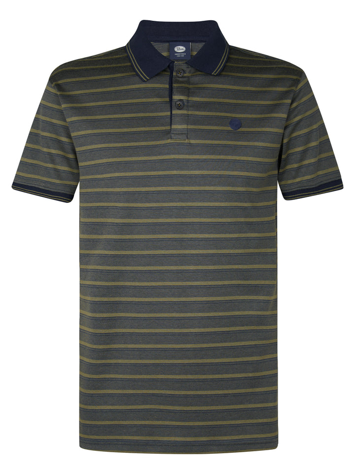 Petrol - Heren Polo - M-1050-POL915 - 5178 Navy Blue