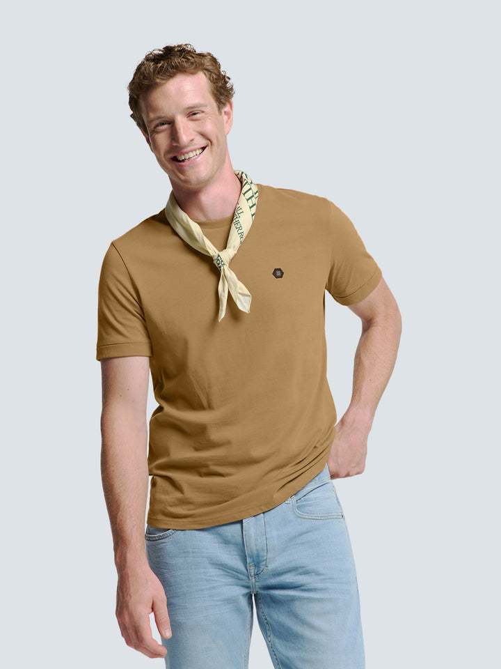 No Excess - Heren Shirt - 25360775 - 043 Khaki