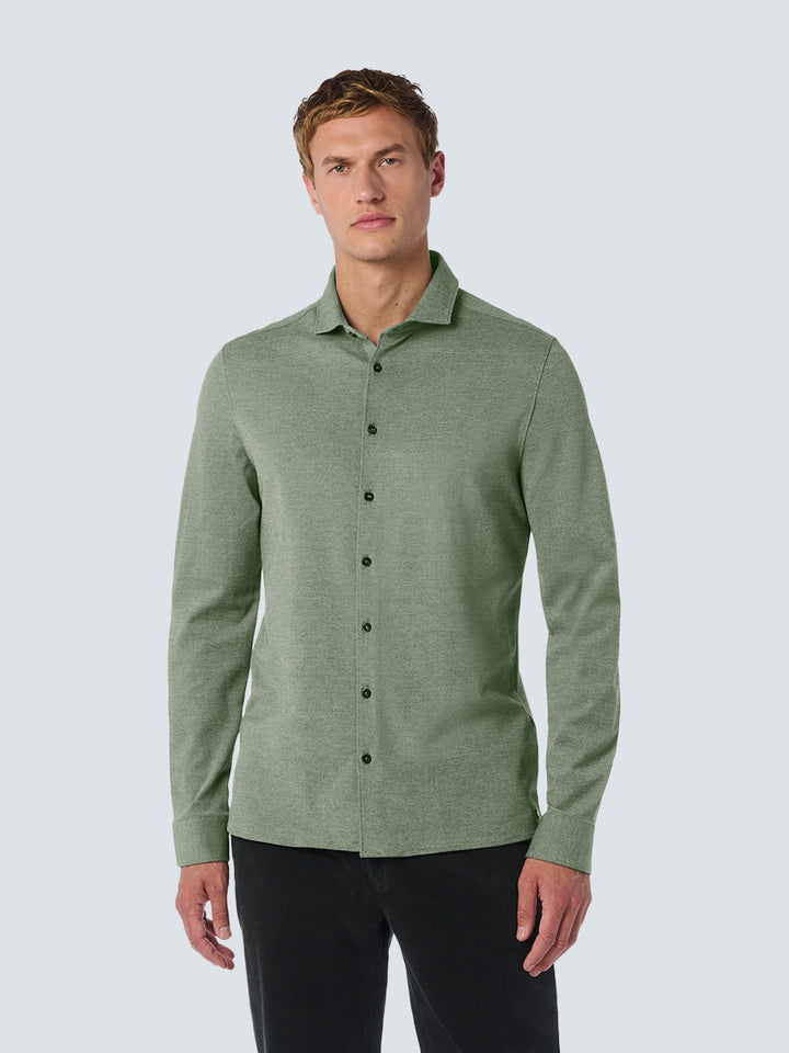 No Excess - Heren Overhemd - 25410780 - 052 Dark Green