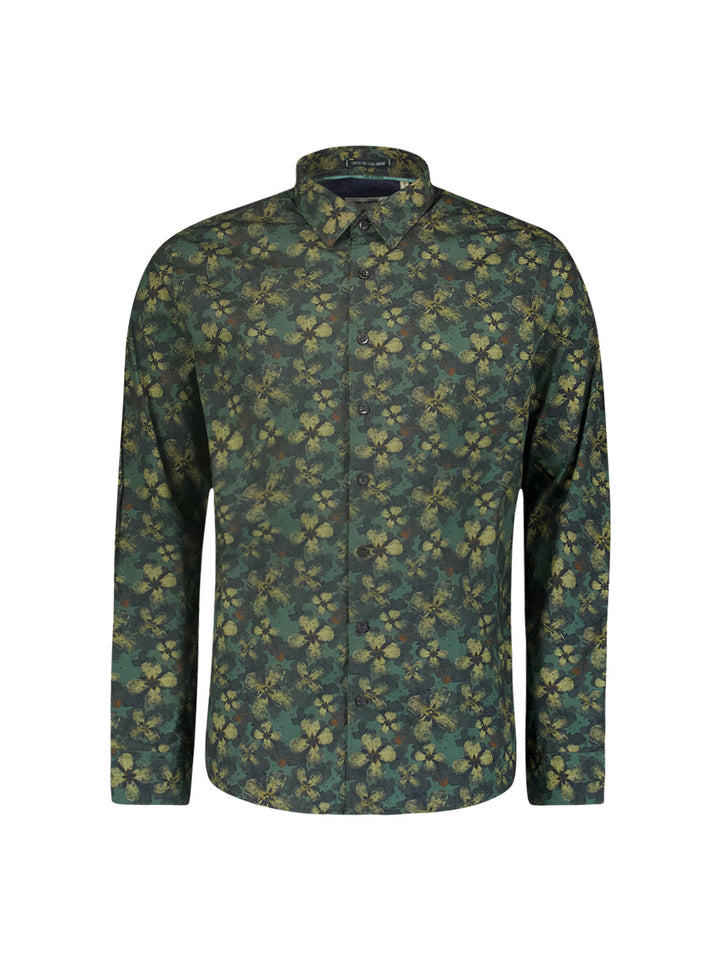 No Excess - Heren Overhemd - 25450733 - 052 Dark Green