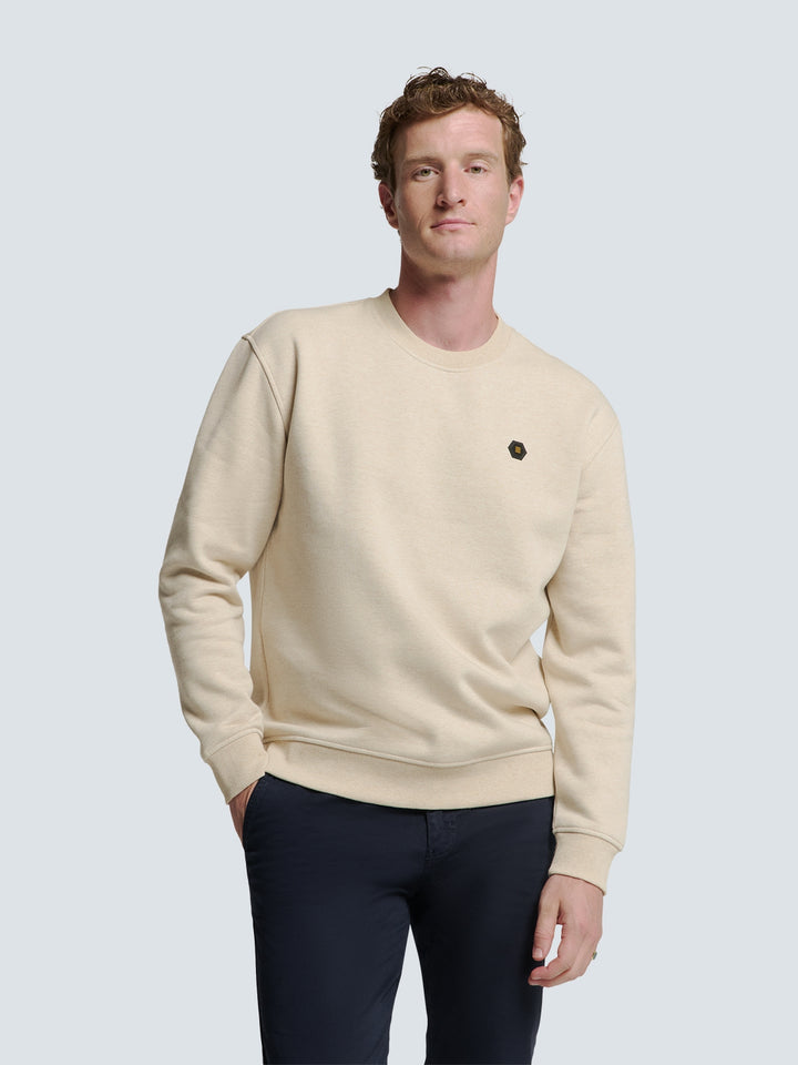 No Excess - Heren Sweater - 25100811 - 122 Cement