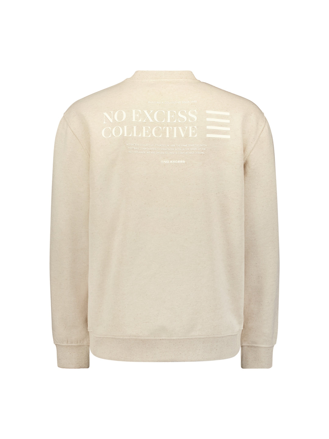 No Excess - Heren Sweater - 25100811 - 122 Cement