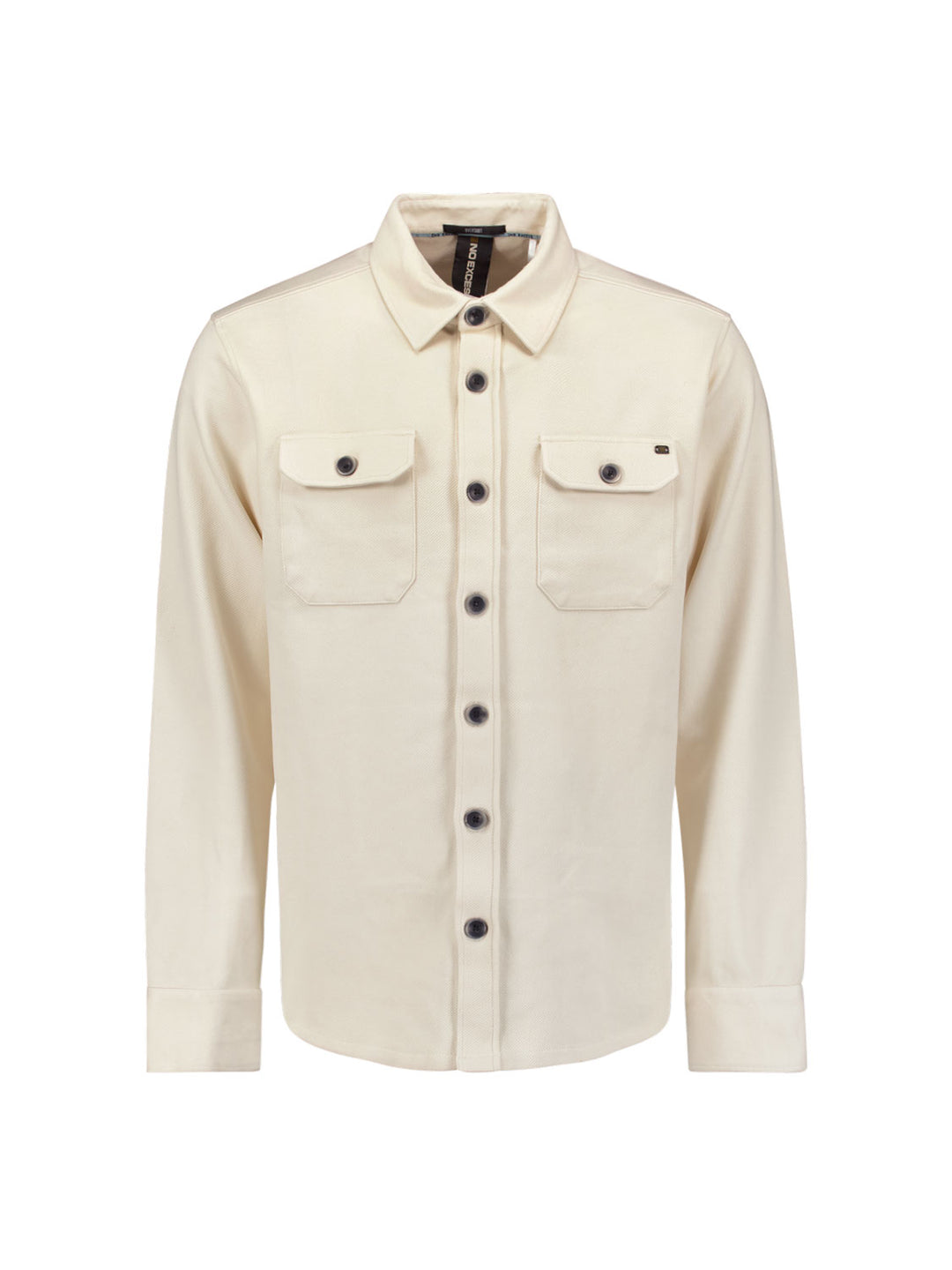 No Excess - Heren Overshirt - 27580103 - 017 Chalk