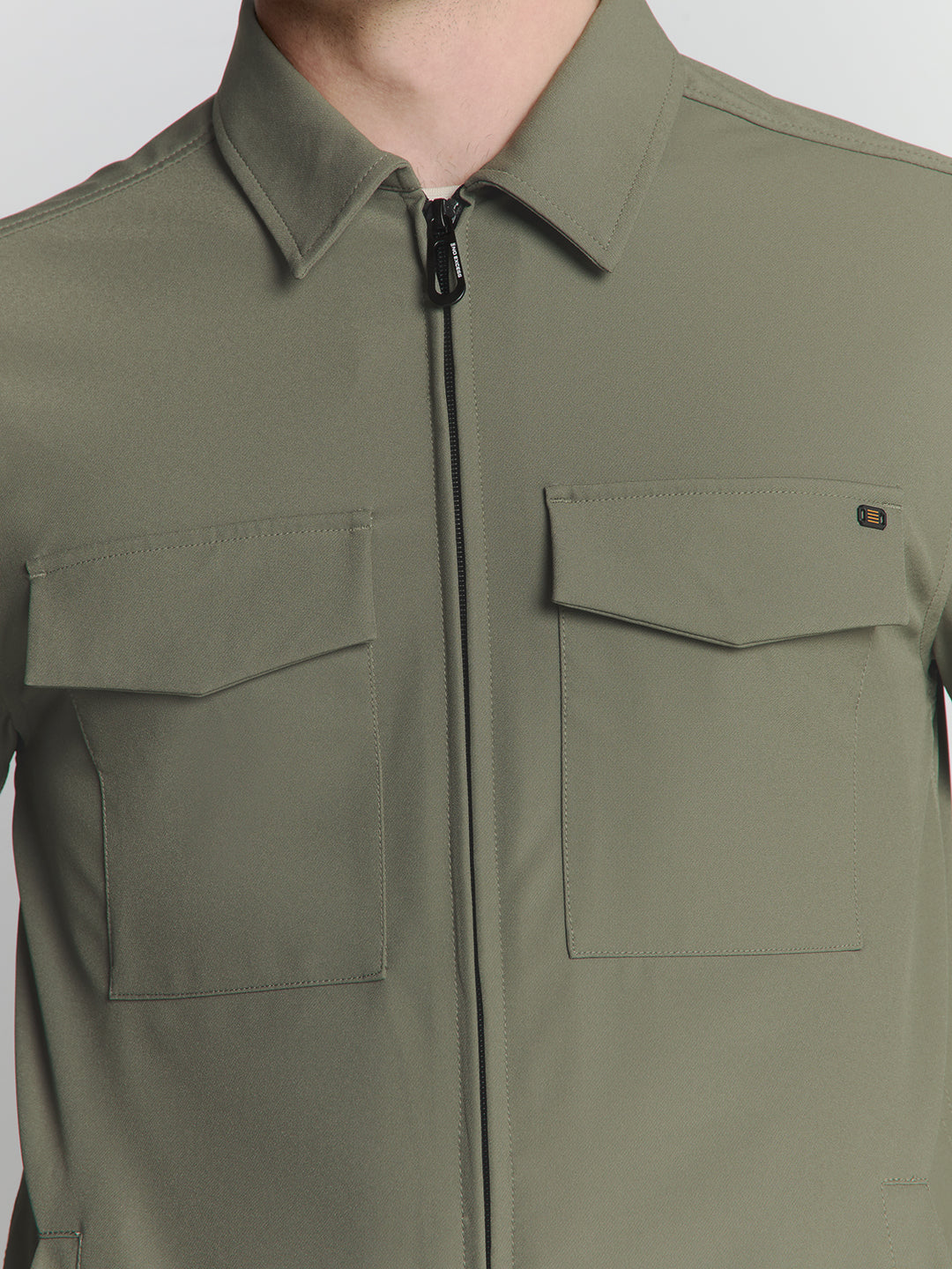 No Excess - Heren Overshirt - 27510104 - 177 Light Army