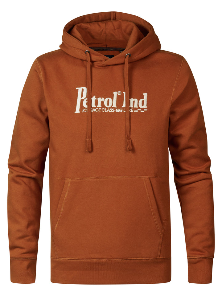 Petrol - Heren Hoodie - M-3040-SWH353 - 2123 Dark Caramel