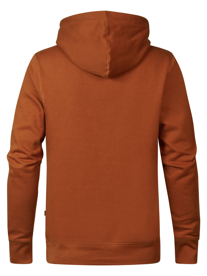 Petrol - Heren Hoodie - M-3040-SWH353 - 2123 Dark Caramel