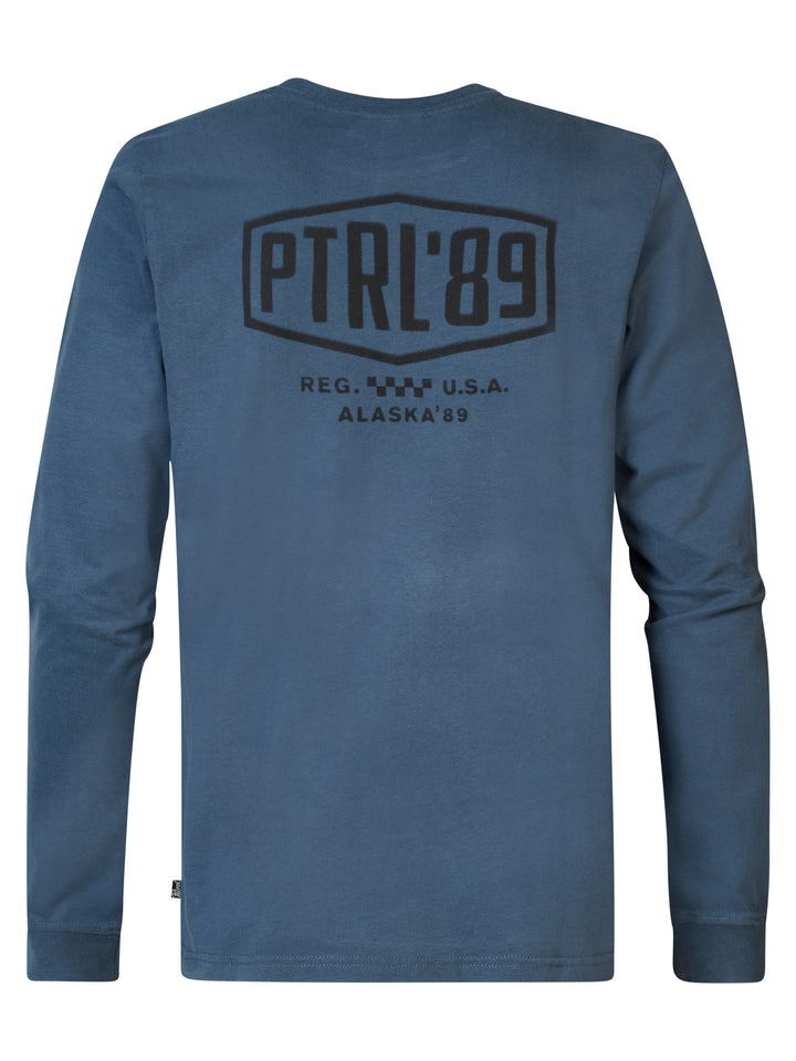 Petrol - Heren Shirt - M-3040-TLR622 - 5158 Midnight Blue