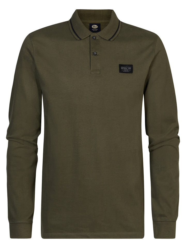 Petrol - Heren Polo - M-3040-POL903 - 6088 Army Green