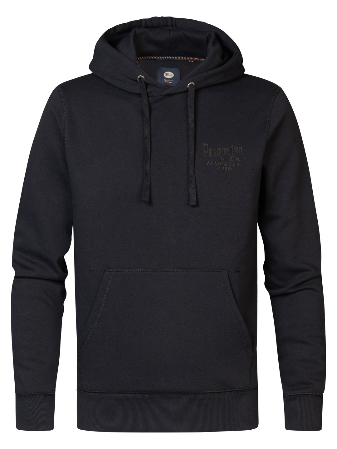 Petrol - Heren Hoodie - M-3040-SWH352 - 9091 Dark Black