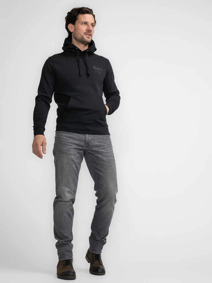 Petrol - Heren Hoodie - M-3040-SWH352 - 9091 Dark Black