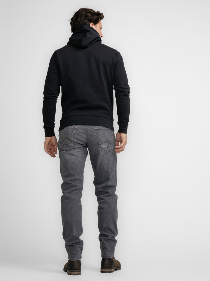 Petrol - Heren Hoodie - M-3040-SWH352 - 9091 Dark Black