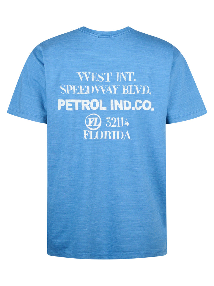 Petrol - Heren Shirt- M-1050-TSR657 - 5004 Medium Indigo