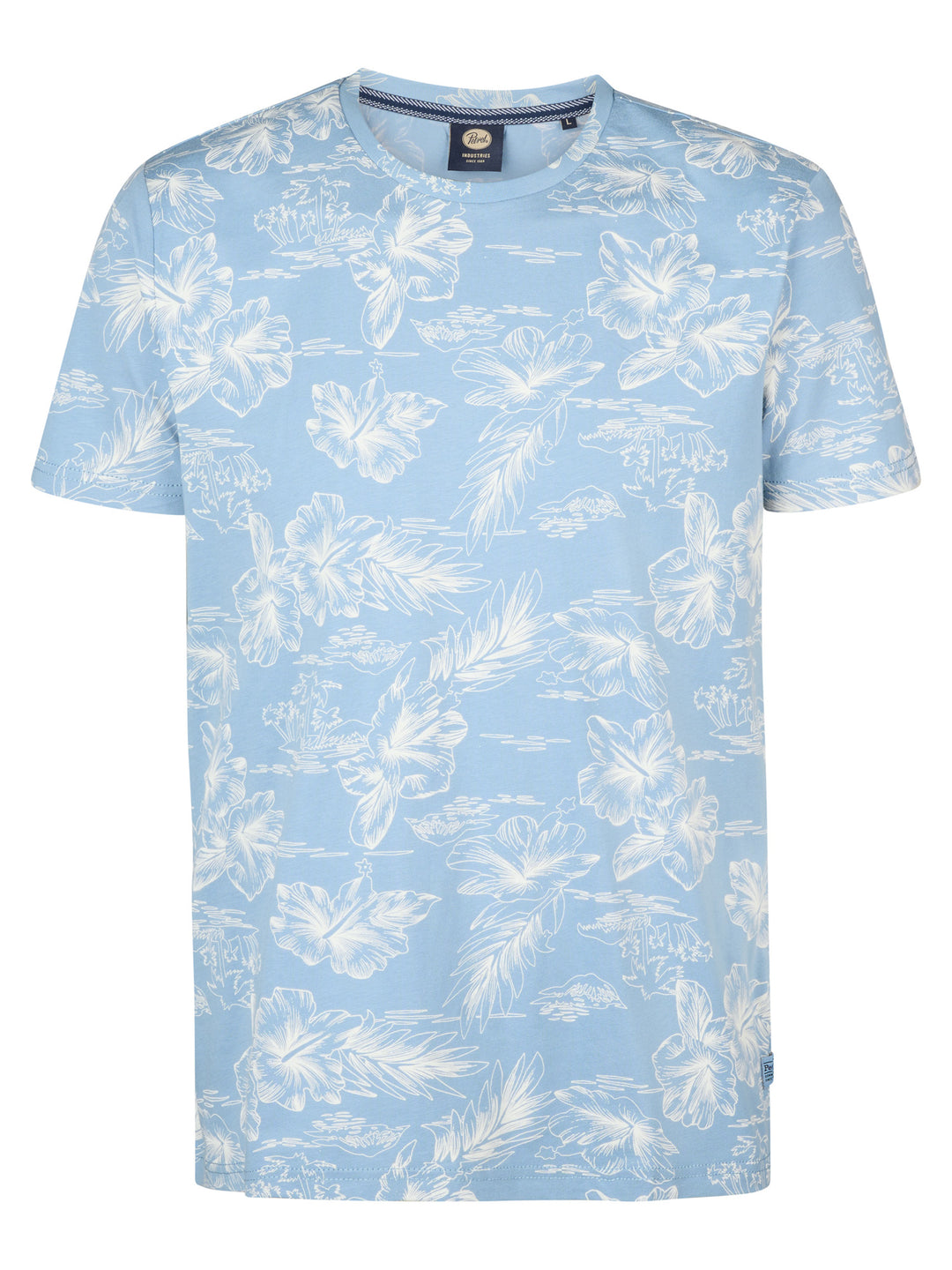 Petrol - Heren Shirt- M-1050-TSR623 - 5187 Pale Blue