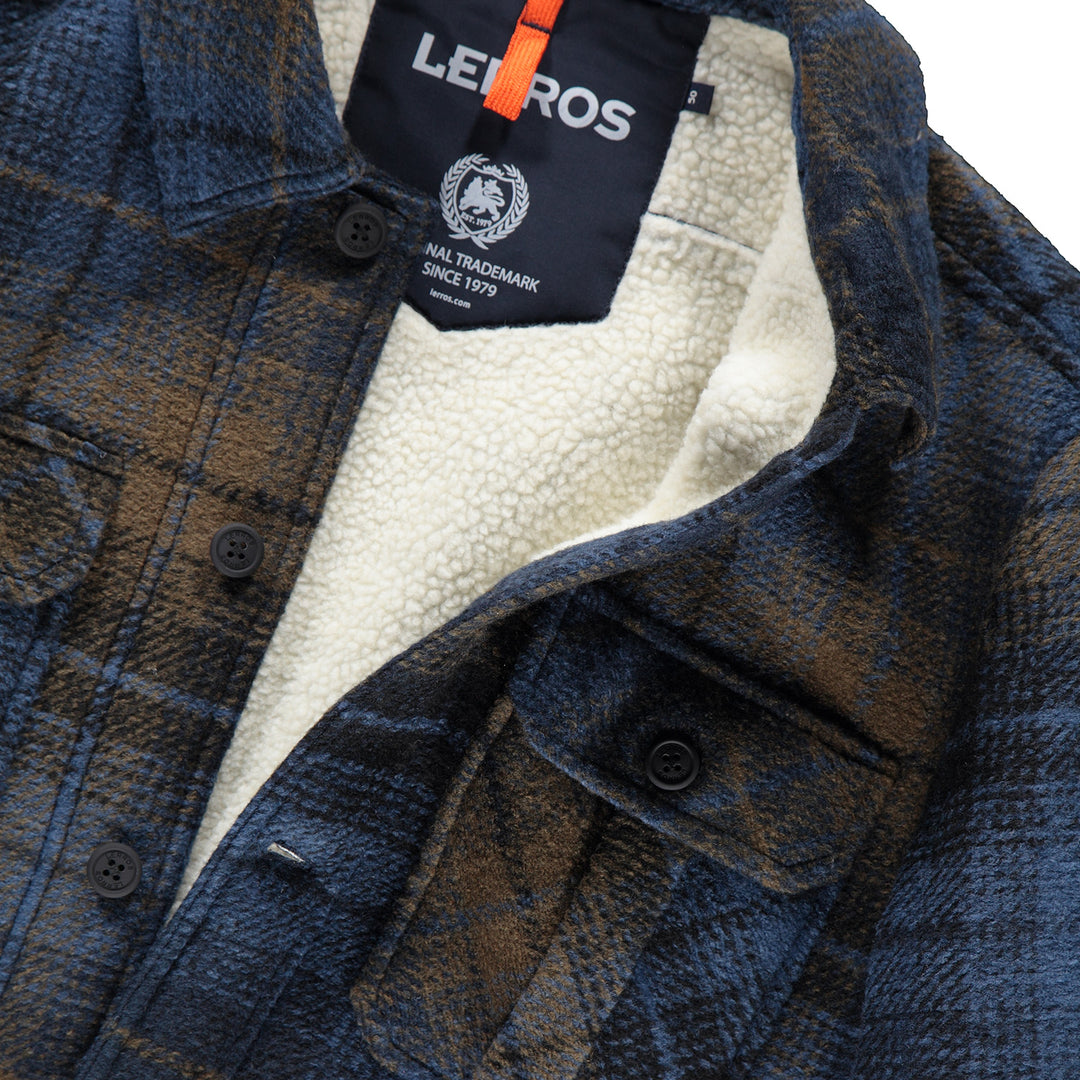 Lerros - Heren Overshirt - 2287017 - 485 Classic Navy